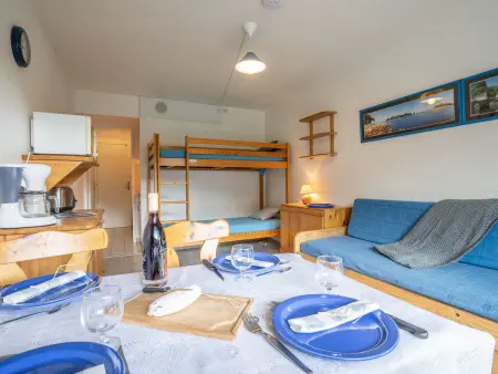 Studio 22 m² au Corbier, 9ème étage vue pistes - Photo 3