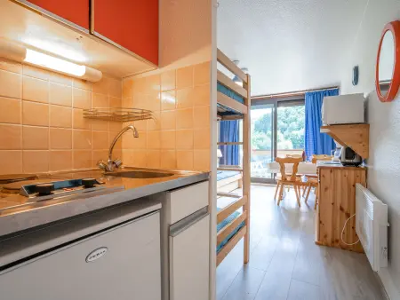 Studio 22 m² au Corbier, 9ème étage vue pistes - Photo 6