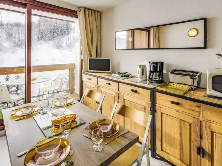 Studio 22 m² Soyouz Vanguard, vue pistes ski : photo 2