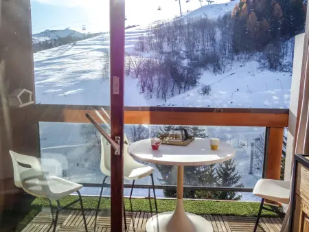 Studio 22 m² Soyouz Vanguard, vue pistes ski : photo 12