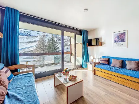 Studio Cosmos avec balcon sud et vue pistes : photo 9