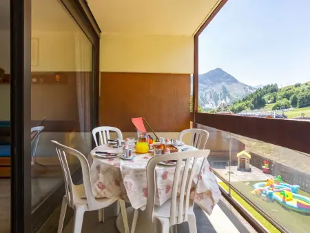 Studio Cosmos avec balcon sud et vue pistes : photo 15