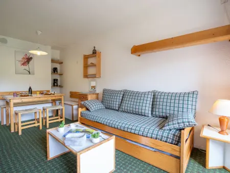 Studio 28 m² vue pistes, balcon sud au Corbier : photo 2