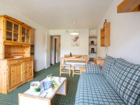 Studio 28 m² vue pistes, balcon sud au Corbier : photo 3