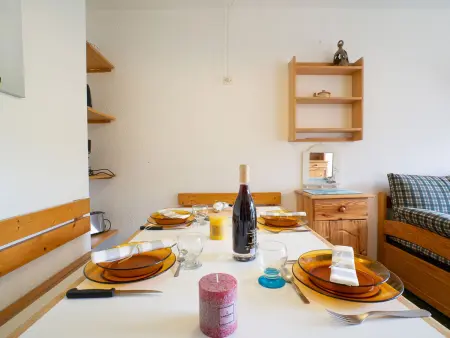 Studio 28 m² vue pistes, balcon sud au Corbier : photo 9