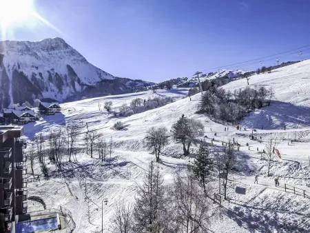 Studio 28 m² vue pistes, balcon sud au Corbier : photo 18