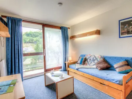 Studio 28m² Pegase Phenix, vue pistes, balcon sud : photo 7