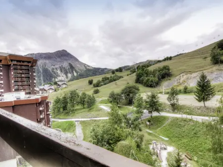 Studio 28m² Pegase Phenix, vue pistes, balcon sud : photo 11