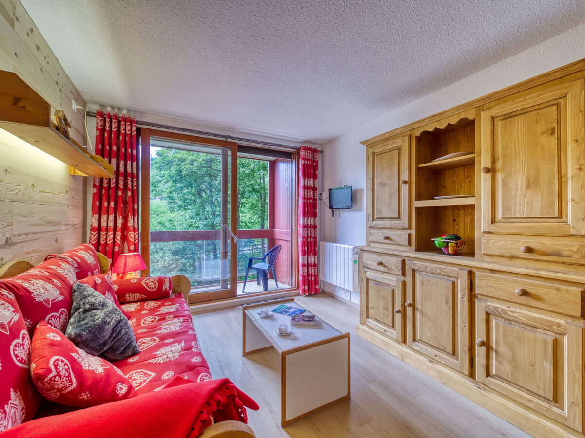 Studio 28 m² Lunik Orion, balcon sud vue pistes - Photo 2