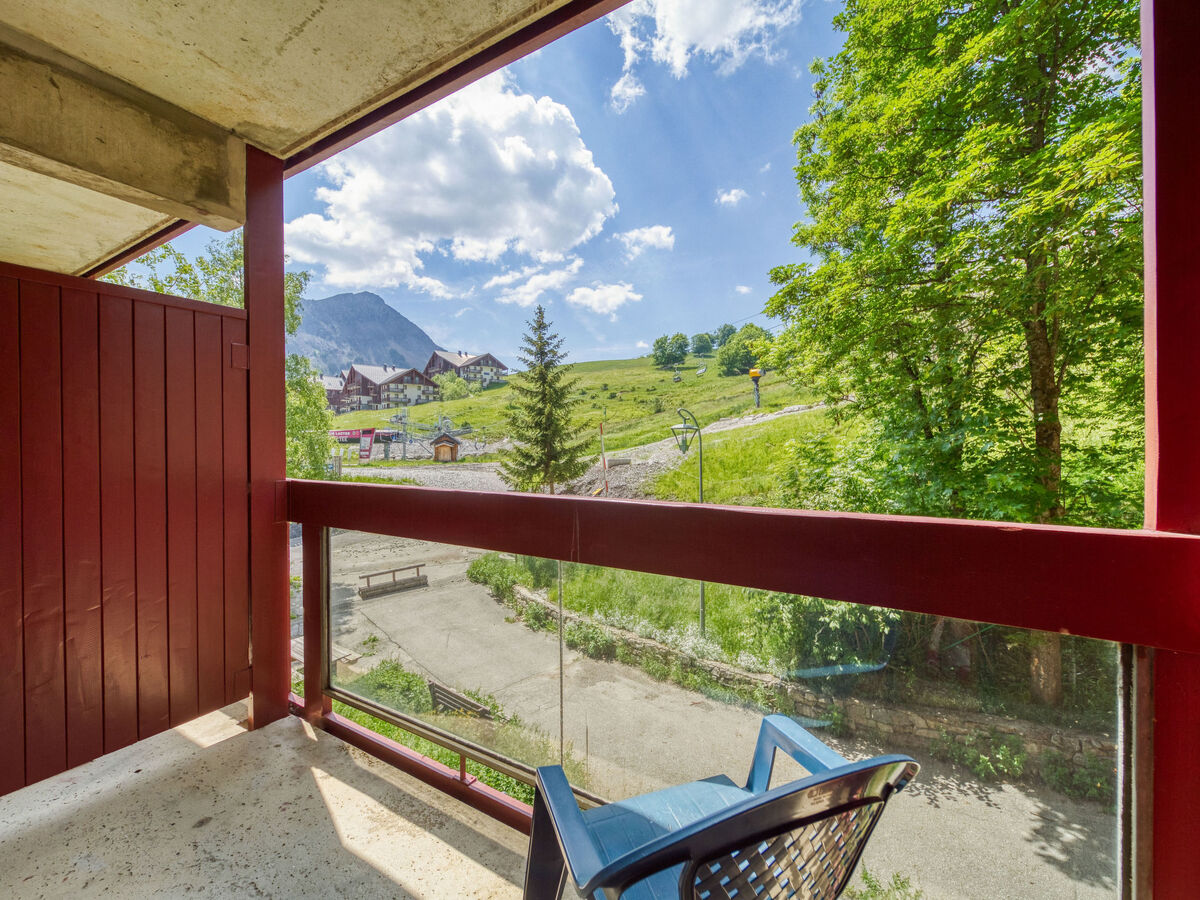 Studio 28 m² Lunik Orion, balcon sud vue pistes - Photo 5