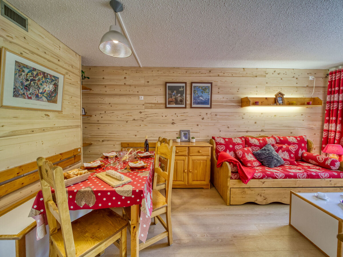 Studio 28 m² Lunik Orion, balcon sud vue pistes - Photo 11