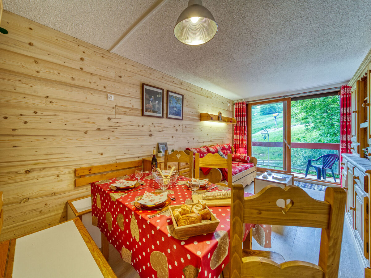 Studio 28 m² Lunik Orion, balcon sud vue pistes - Photo 12