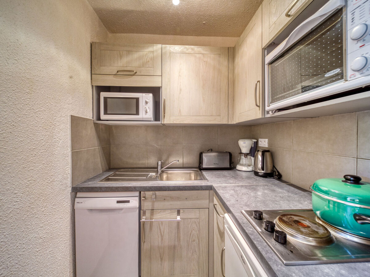 Studio 28 m² Lunik Orion, balcon sud vue pistes - Photo 17