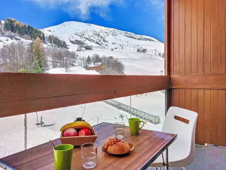 Studio Vostok Zodiaque, vue pistes au 11e étage - Photo 21
