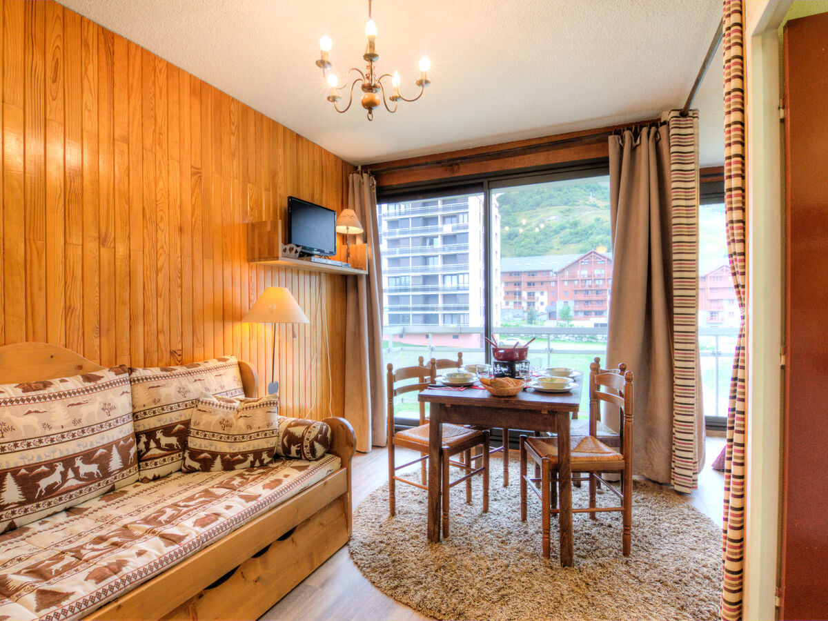 Studio 23 m² La Toussuire, balcon vue montagne - Photo 1