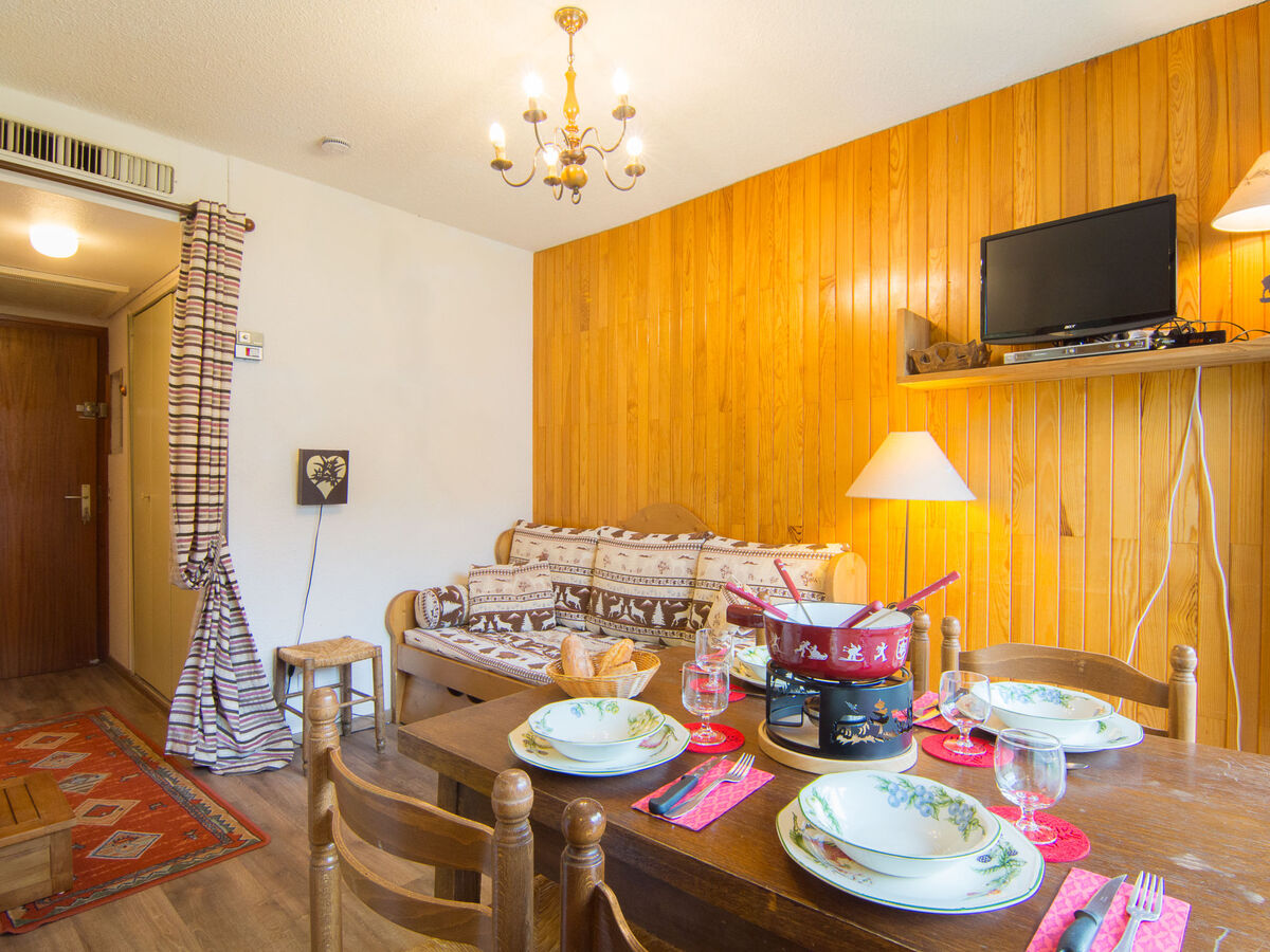 Studio 23 m² La Toussuire, balcon vue montagne - Photo 2