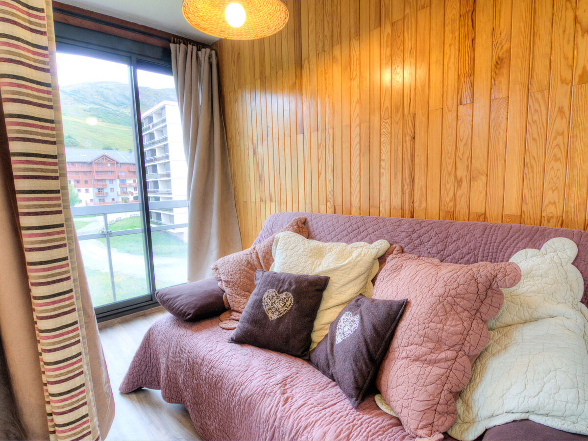 Studio 23 m² La Toussuire, balcon vue montagne - Photo 5