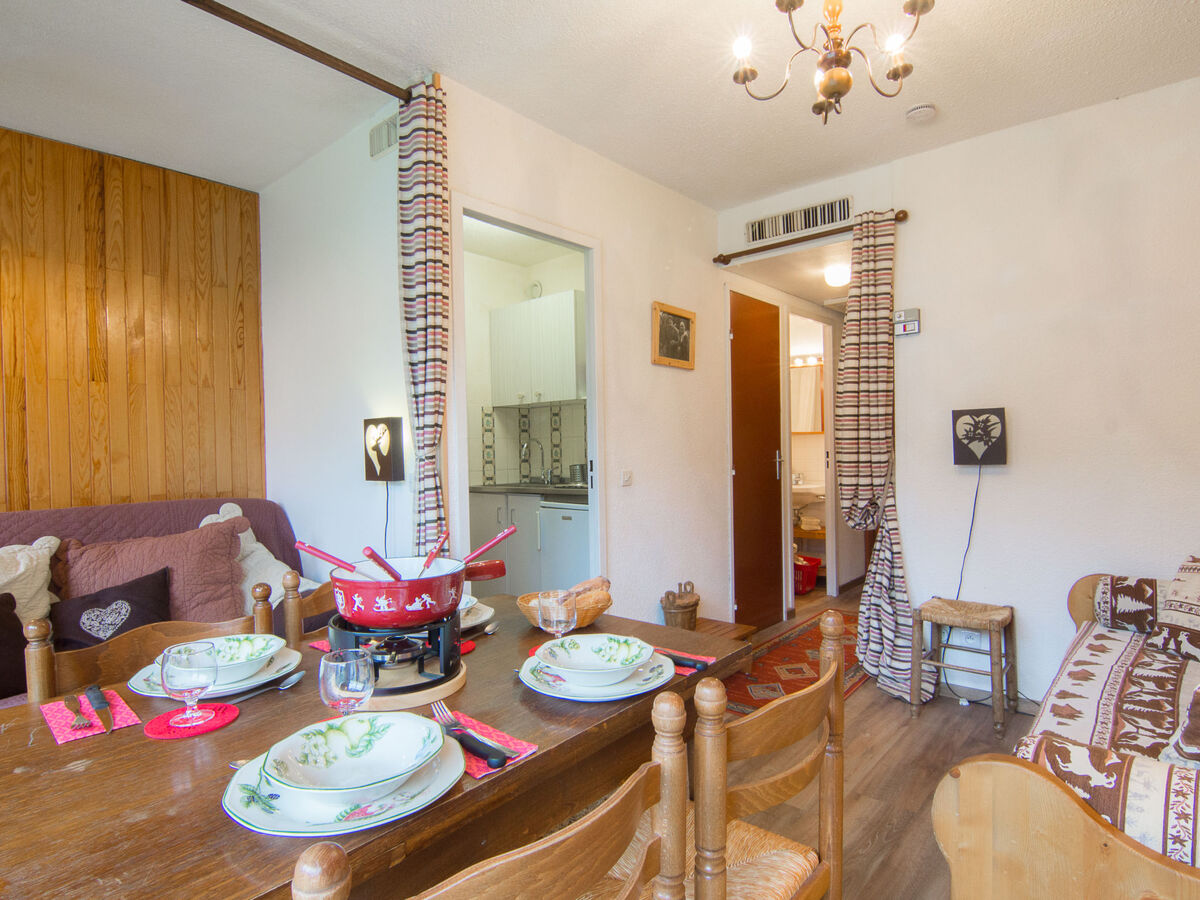 Studio 23 m² La Toussuire, balcon vue montagne - Photo 6