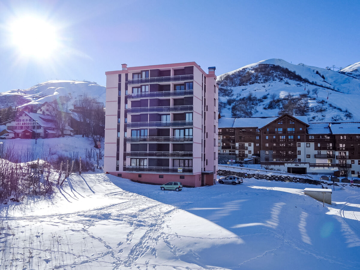 Studio 23 m² La Toussuire, balcon vue montagne - Photo 12