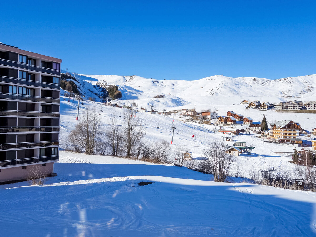 Studio 23 m² La Toussuire, balcon vue montagne - Photo 13