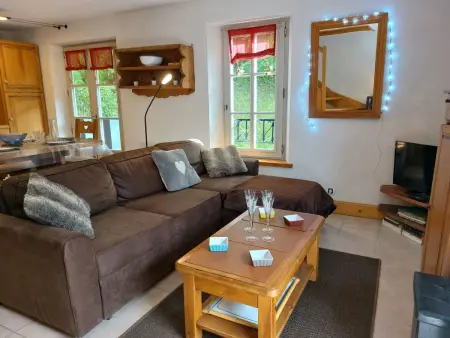 Appartement 4 pers. Saint Gervais, terrasse sud : photo 3
