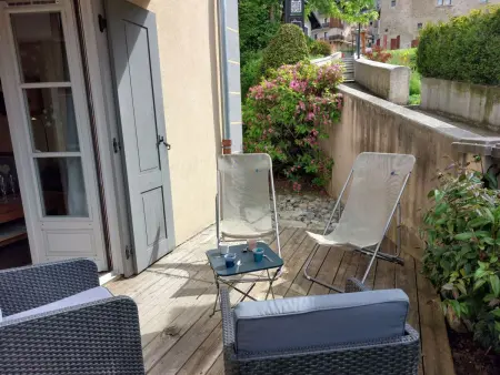 Appartement 4 pers. Saint Gervais, terrasse sud : photo 4