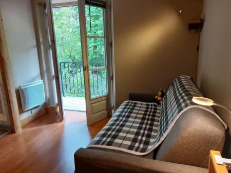 Appartement 4 pers. Saint Gervais, terrasse sud : photo 13