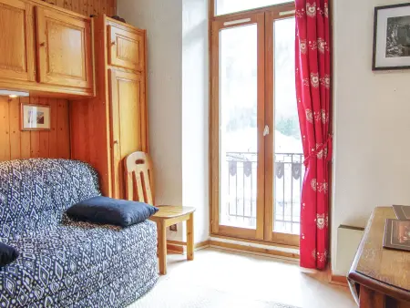 Studio 25 m² au Carlton, vue montagne et balcon sud-est