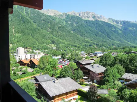 Studio 20 m² Chamonix, balcon vue montagne : photo 4