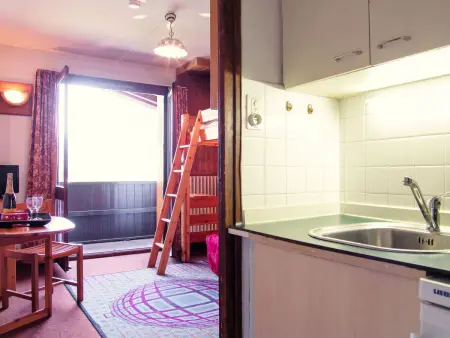 Studio 20 m² Chamonix, balcon vue montagne : photo 8
