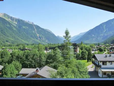 Studio 20 m² Chamonix, balcon vue montagne : photo 10