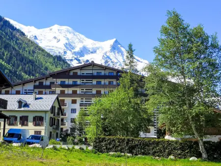 Studio 20 m² Chamonix, balcon vue montagne : photo 12