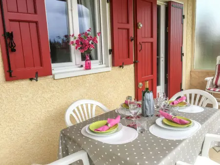 Chalet Le Clos des Sapins à Monlet, 4 pers., terrasse : photo 11