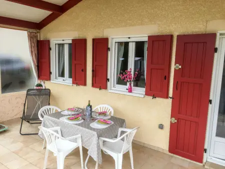 Chalet Le Clos des Sapins à Monlet, 4 pers., terrasse : photo 12