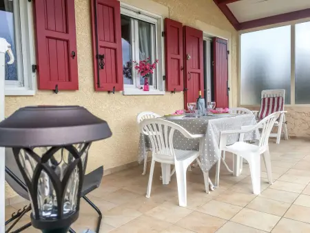 Chalet Le Clos des Sapins à Monlet, 4 pers., terrasse : photo 13