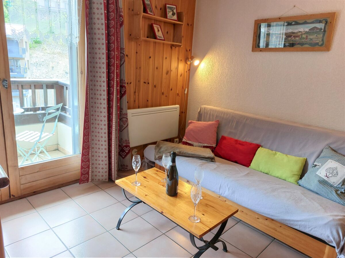 Jardins Alpins 2 - Apt 2p Saint Gervais, balcon montagne - Photo 3