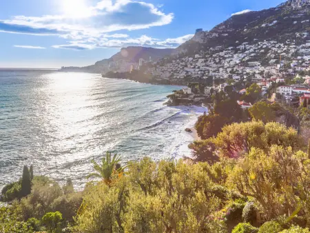 Apt 75 m² vue mer à Menton, terrasses sud : photo 20