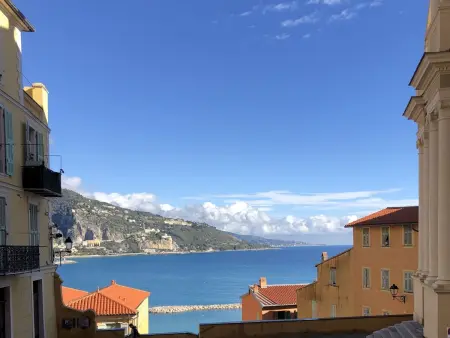 Apt 75 m² vue mer à Menton, terrasses sud : photo 33