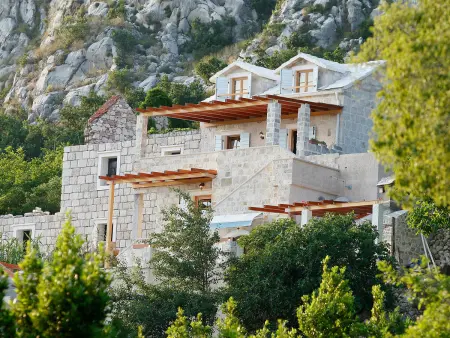Maison Juraj avec piscine privée et vue mer à Omiš : photo 15