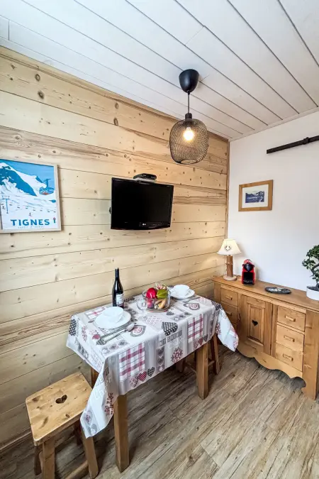 Studio rénové Les Tommeuses, skis au pied à Tignes : photo 4