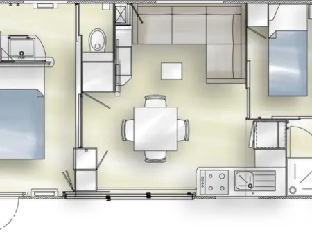 Le Mediterranée – Mobil-home 35 m² à Argelès : photo 17