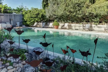 Le Mûrier, gîte 4 pers. avec piscine à Oppède : photo 18