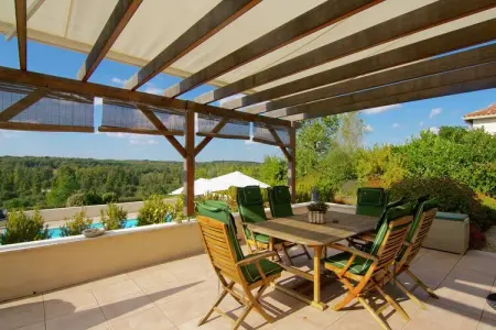 La Prèze 16 près de la Dordogne, Villa de luxe avec piscine privée à Rouzède - Photo 3