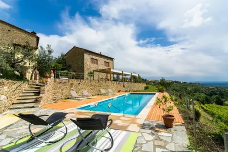 Villa Di Vinci - Maison 8 pers., piscine & maison d'amis : photo 12