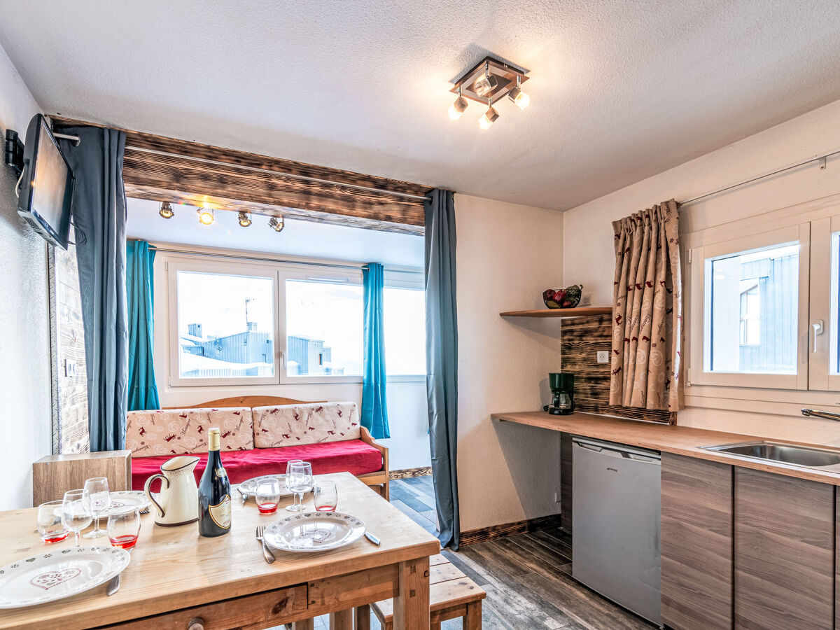 Studio 25 m² Tignes Val Claret, balcon vue pistes - Photo 14
