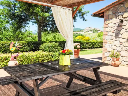 Poggiolo, gîte rustique 4 personnes avec jardin à Roccastrada - Photo 13