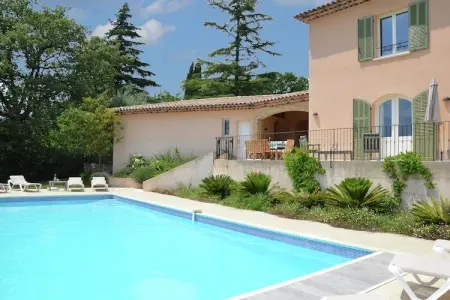 Villa Panoramique à Cabris, piscine 12x6m et terrain de pétanque : photo 13