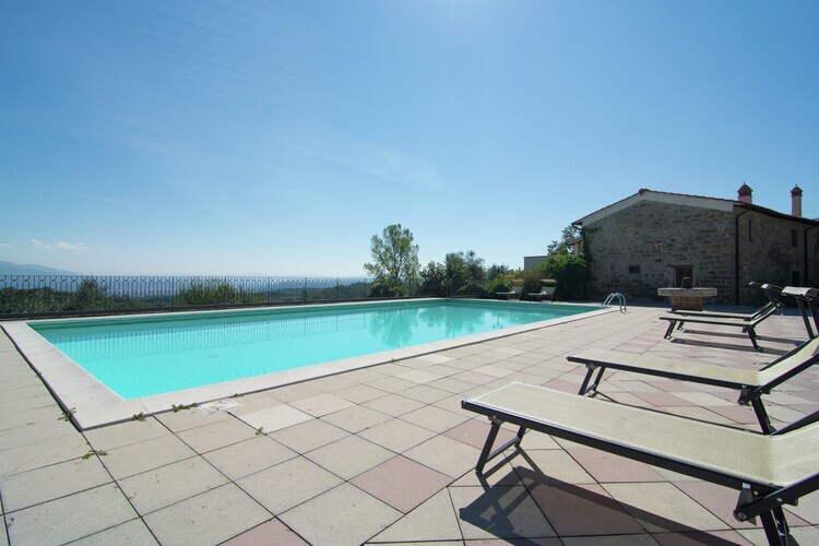 Maison Sangiovese, 6 pers., piscine panoramique Valdarno - Photo 8