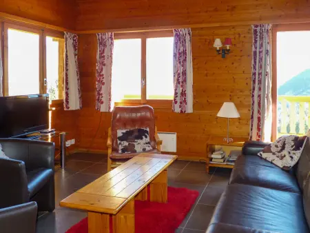 Ardévaz I, Location Chalet 8 personnes à Ovronnaz - Photo 1