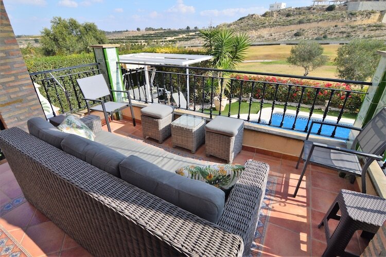 Villa Orange à Algorfa : 3 chambres, piscine privée - Photo 10